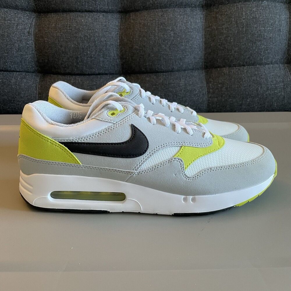Nike Air Max 1 '86 OG G Golf Shoes Grey Bright Cactus DV1403-004 Men’s Size 10.5